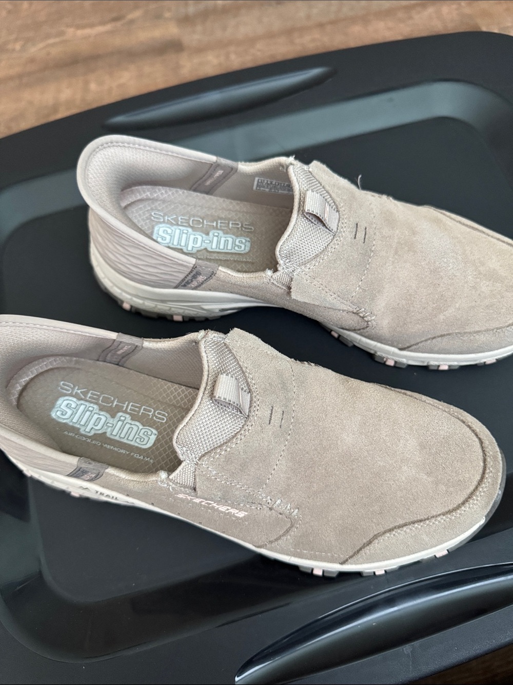 Skechers Slip-Ins women’s Taupe/Beige Slip-On Casual Loafers